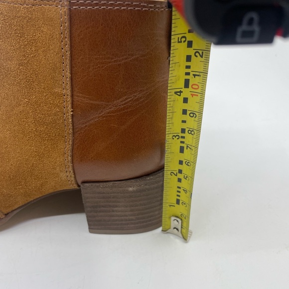 Madewell Asher Bootie Tan suede / leather size 5.5 - Picture 7 of 12
